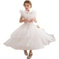 thumbnail image 4 of Wednesday Addams Costume for Girls Kids Halloween Cosplay Party Wedding Dress, 4 of 8