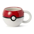 thumbnail image 3 of Pokemon Pokeball Ceramic Coffee Mug with Lid, 3 of 7