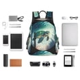 thumbnail image 4 of Fotbe Watercolor Turtle5 Mochila Ligera para Hombres y Mujeres - Duradera y Resistente al Agua, Ideal para Escuela, Trabajo, Viajes y Uso Diario, 4 of 7