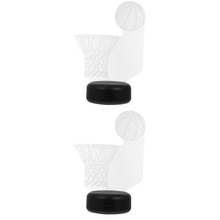 

2 Sets Basketball Shape LED 3D Visual Night Light Creative Visual Touch Lamp