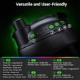 thumbnail image 6 of Wireless Gaming Headset, 2.4GHz Bluetooth Gaming Headphones with Noise Canceling Mic,3D Surround,60H Playtime for PS5 PS4 PC Switch Mac Phone,Black, 6 of 9