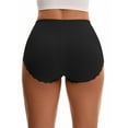 thumbnail image 2 of Unique Bargains High Waisted Tummy Control Briefs 3XL Black, 2 of 6