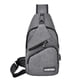 thumbnail image 1 of Sywqhk Bolso De Pecho De Tela Oxford Para Hombre, Con Cremallera, Informal, Cruzado, Para Teléfono, Para Cinturón (Gris) Sywqhk Para estrenar, 1 of 9