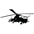 thumbnail image 1 of Helicopter Picture Art Kids Boys Bed RoomPeel & Stick Sticker - Vinyl Wall Decal, 1 of 2