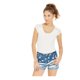 thumbnail image 1 of Marilyn Monroe Womens Printed Flag Casual Denim Shorts, Azul, X-Large Marilyn Monroe Mezclilla, 1 of 2