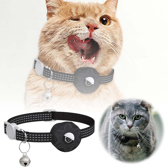 Airtag Cat Air Tag Cat With Bell And Buckle In 3/8