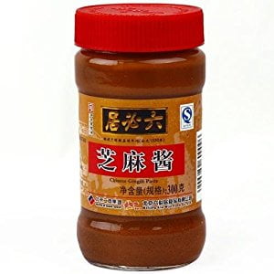 Liu Bi Ju - Chinese Gingili Paste Sesame Sauce 300g + One NineChef Spoon (Two