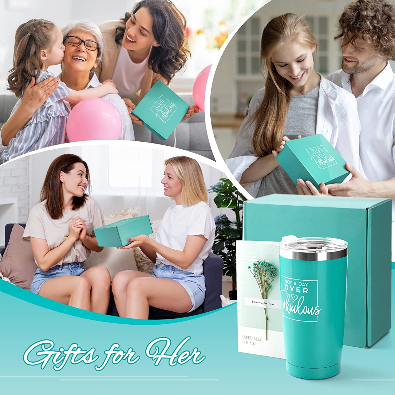 Christmas Gifts for Women – Unique Holiday Gift for Women, Her, Mom, Wife,  Girlfriend, Sister, Coworkers, Boss, Teacher, Nurse, Xmas Tumbler Gifts