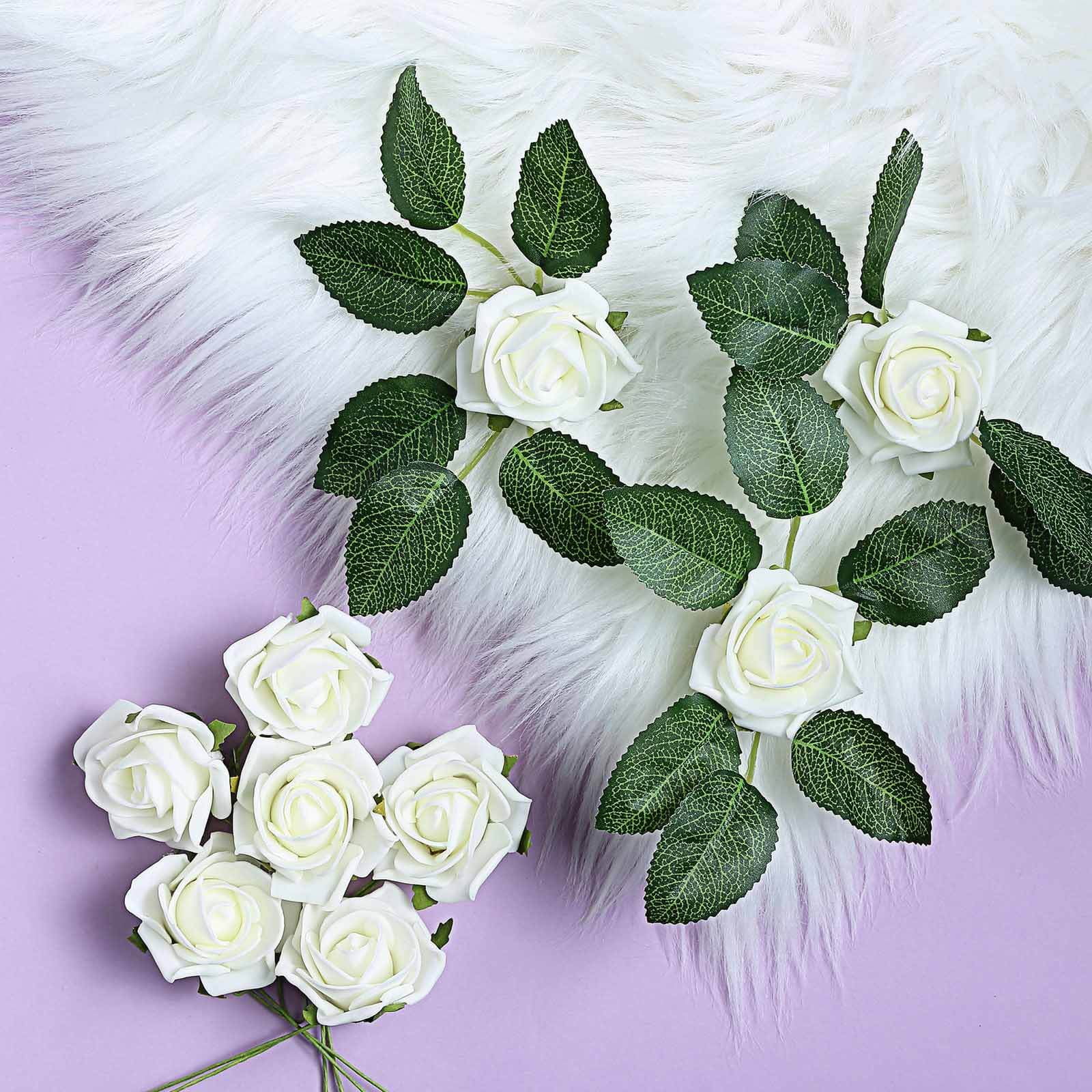 Wedding Buttonhole Ivory Rose/ Silver Hydrangea/Velvet Leaf & Ivory Ribbon 