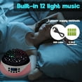 thumbnail image 2 of KEINXS Night Light for Kids with Music&Timer Baby Night Light Star Projector White Noise Machine for Baby Sleeping Soother12 Soothing Sounds Remote Control Timer for Nursery Children Girls Boys, 2 of 6
