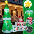 thumbnail image 4 of XEENSO 7ft Inflatables Merry Christmas Sign with Santa & Christmas Tree, Blow Up Inflatable Decoration with Build-in LEDs for Xmas Party Outdoor Patio Garden Lawn Winter Decor, 4 of 8