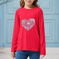 thumbnail image 6 of Annhoo Cute Tops for Children Loose Long Sleeve Round Neck Print Graphic Shirts Fashion Spring Clothes, 6 of 6
