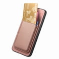 thumbnail image 3 of For Xiaomi Redmi 12 Retro Magsafe Card Bag PU Back Cover Phone Case(Pink),iPhone 16 Pro, 3 of 6