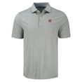 thumbnail image 2 of Men's Cutter & Buck Gray Chicago Cubs Forge Eco Fine Line Stripe Polo, 2 of 3