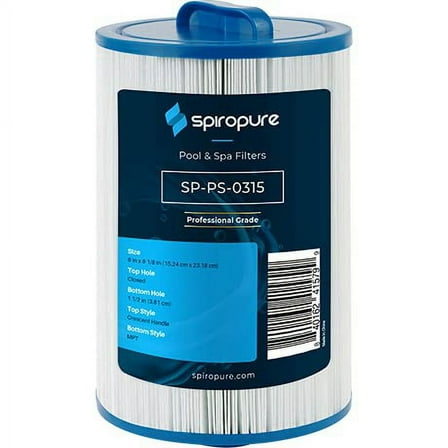 SpiroPure Replacement for Unicel 6CH-47 Filbur FC-0315 Pleatco PTL47W-P4 373043 Hot Tub Spa Pool Filter Replacement Cartridge