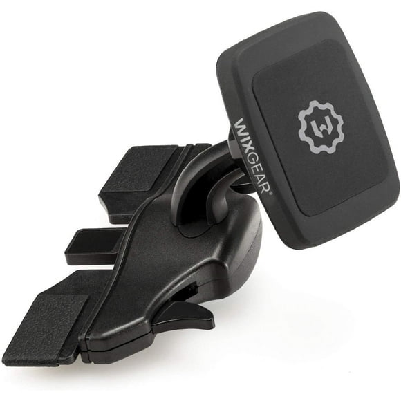 Soporte de coche WixGear con ranura magnética para CD para teléfonos móviles y tabletas