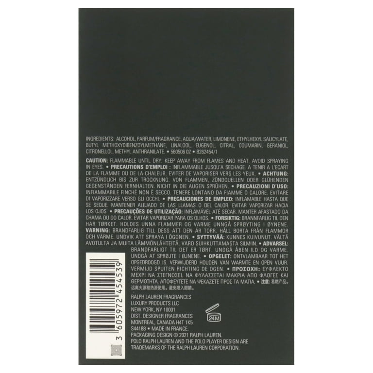 Polo cologne ingredients hotsell