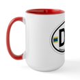 thumbnail image 2 of CafePress - Dewey Beach DE Oval Design Large Mug - 15 oz Ceramic Large White Novelty Mug, 2 of 4