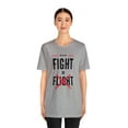 thumbnail image 3 of DJH Apparel | Fight or Flight Motivational Unisex Sports Tshirts, 3 of 6