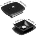 thumbnail image 3 of Prmape 2 Piece Camera Quick Release Plate, Plastic Tripod Adapter Plate, Tripod Head Screw Adapter Mount for CX-444 CX-888 CX-460 CX-460mini CX-470 CX, 3 of 5