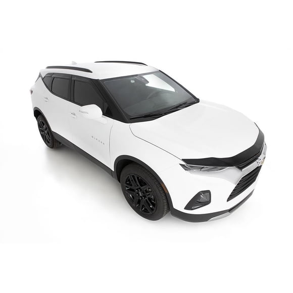 Fits 2019-2024 Chevrolet Blazer Auto Ventshade Rainguard 896081 Ventvisor; Low Profile; Tape-On; Smoke Gray; Acrylic; Set of 6