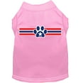 thumbnail image 4 of Pet Dog  Cat Shirt Screen Printed, "Patriotic Star Paw Print", 4 of 10