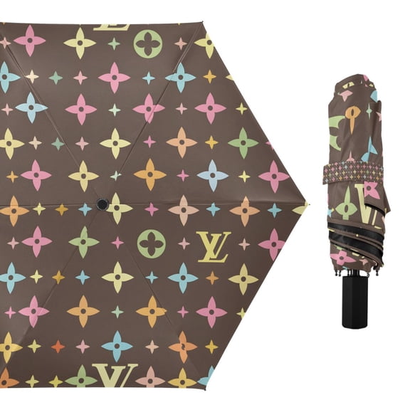 Colorful Star Character Compact Sun Umbrella Windproof Travel Umbrellas for Rain Strong Portable UV Protection