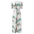 thumbnail image 5 of PMUYBHF Women's Floral Print Wide Leg Jumpsuit, Plus Size, 5 of 5