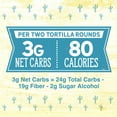 thumbnail image 3 of Old El Paso Carb Advantage Tortilla Rounds, 3g Net Carbs, 80 Calories, 8 Ct, 6.5 oz, 3 of 13