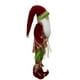 Northlight 18" Rouge et Vert Poseable Elfe Lunatique Suspendu Ornement de Noël – image 4 sur 5