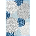 thumbnail image 2 of JONATHAN Y AMALFI COAST 8 x 10 Area Rug, Minori Floral - Blue/Gray, AMC109A-8, 2 of 9