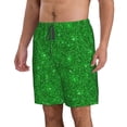 thumbnail image 2 of Fotbe Green Glitter Trajes de Baño Estampados para Hombre, Shorts de Verano de Secado Rápido, Ropa de Playa, Bañadores-XX-Large, 2 of 6