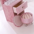 thumbnail image 3 of Velvet Dresser Organizador Titular Anillos Contenedor Sunnimix Organizador del almacenamiento de la joyería, 3 of 8