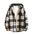 thumbnail image 7 of Goodtrade8 Winter Jackets for Men Button Shirt Plaid Big and Tall Long Sleeve Warm Mens Coats, 7 of 7