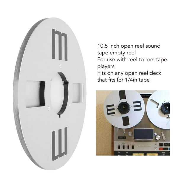 Empty Tape Reel, 1/4 7 Inch Universal Open Reel Sound Tape Empty Reel Easy  to Use for Reel to Reel Tape Player (Blue) : : Tools & Home  Improvement