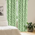 thumbnail image 3 of Ambesonne Jungle 4-Panel Curtains, Oceanic Climate Palms, 56"x63", Fern and Pale Green, 3 of 4