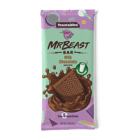 Feastables Mr Beast Candy Bar Milk Chocolate - 2.11oz
