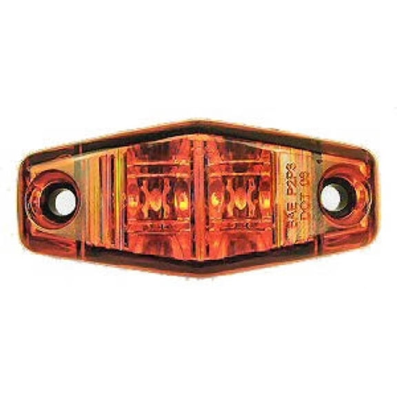 Amber 2 5/8" x 1 1/8" LED Side Marker/Clearance Lights (1 per pack)