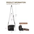 thumbnail image 3 of Bandolera Telena Small para mujer, piel vegana, color negro, 3 of 7