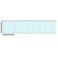 thumbnail image 2 of Ambesonne Aqua and White Fabric by the Yard Upholstery, Berry Branches, 1 Yard, Aqua and White, 2 of 4