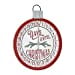thumbnail image 3 of AshleeOaks Round Wood Wall Days Until Christmas Countdown Calendar with Metal Clock Hand, Farmhouse Rustic Christmas Wall Decor, Red, 17.8 x 22.6 Inch, 3 of 5