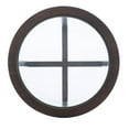 thumbnail image 6 of Linon 3 Piece Wood Coffee & End Table Set Glass Top in Umber Paint, 6 of 16