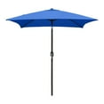 thumbnail image 2 of Ultrashades 6.5 ft Square Outdoor Patio Market Umbrella with Push Button Tilt and Crank Handle, Blue, 2 of 7