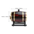 thumbnail image 2 of HONMEET 3L Dark Red Wooden Wine Drink Dispenser for Beverage Storage and Party Use, 2 of 8