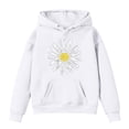thumbnail image 4 of Emitonse Toddler Baby Girl Birthday Sweatshirt Kids Hoodie Print Girls Basic Long Sleeve Drawstring Sweatshirt White,Size 8-10 Years, 4 of 4