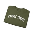 thumbnail image 3 of Paddle Tennis Sweatshirt Gifts Crew Neck Shirt Long Sleeve Unisex, 3 of 7