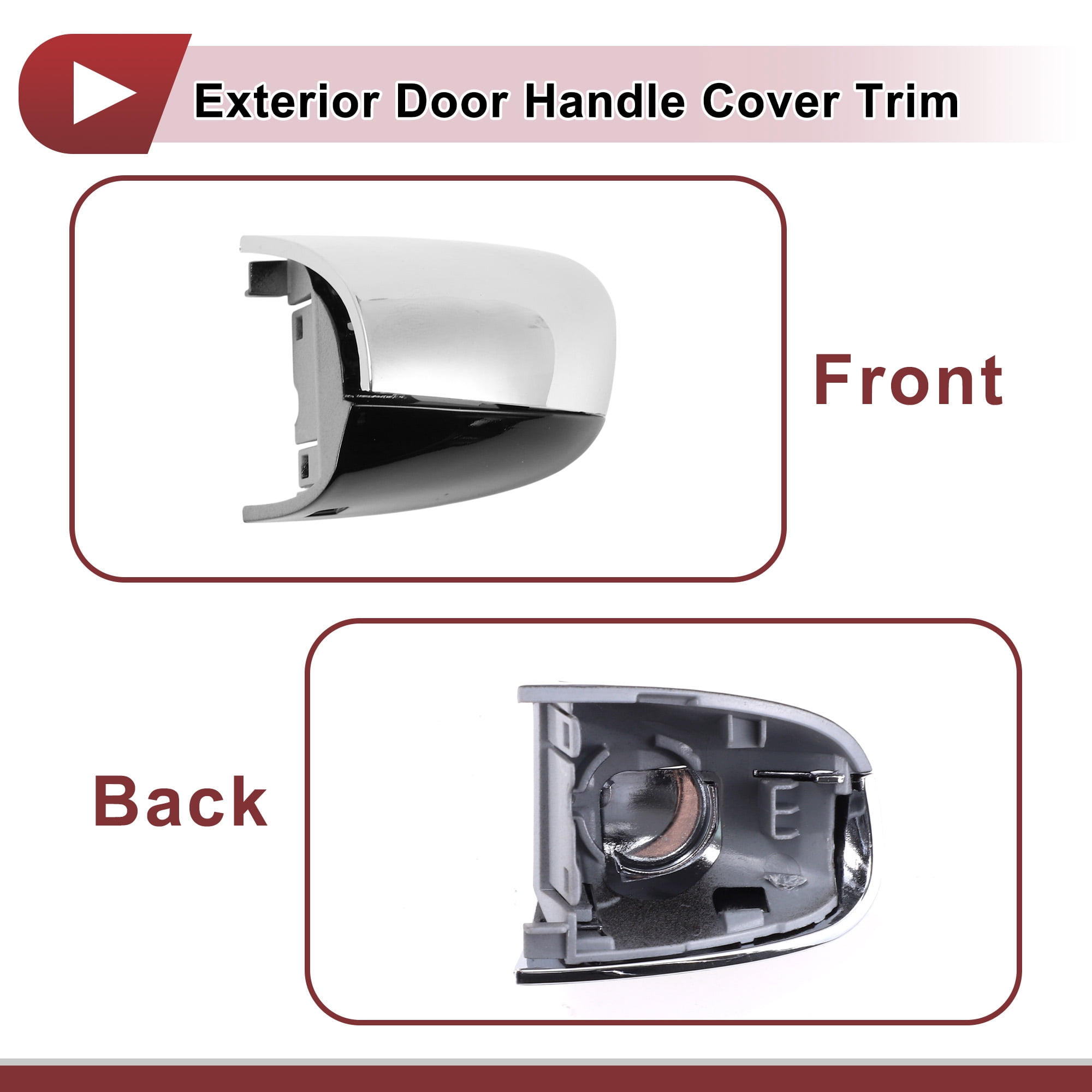 Unique Bargains Front Left Exterior Door Handle Cover for mercedes-Benz C W205 2016