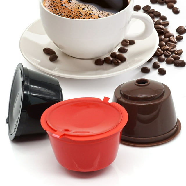 YAOMOBB Versatile Coffee Capsule Cup Reusable Coffee Capsules Set of 5 Convenient and Food Grade Filter for Dolce Gusto Machines