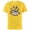 Yellow, variant on Marvel Avengers Red and Gray Stylized Cute New Year 2024 - Short Sleeve Cotton T-Shirt for Adults - Customized-Black