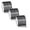 Black 3PCS, variant on WUSUOWEI 18 Roll Whiteboard Pinstripe Tape Thin White Board Pinstripe Tape Dry Erasing Whiteboard Tape forDIY Painting Grid Lines Graphic Marking,3mm Width